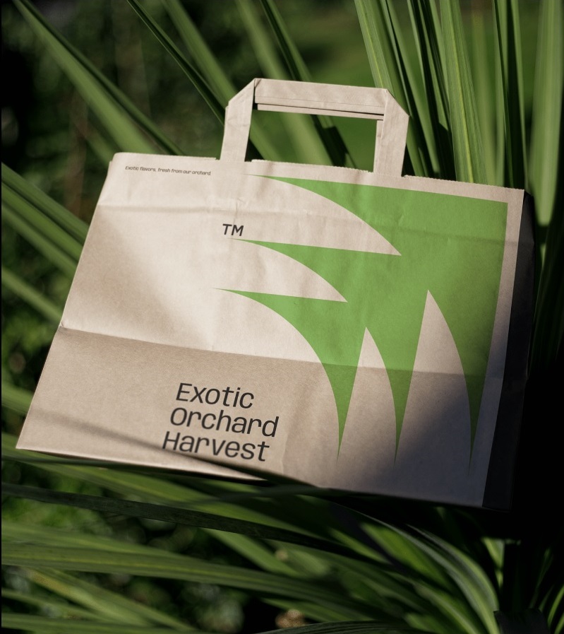 ekologická papierová taška kraft