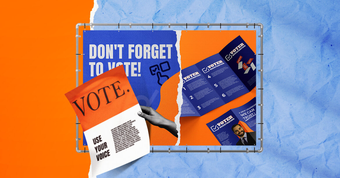 Tlač volebných materiálov - Letáky