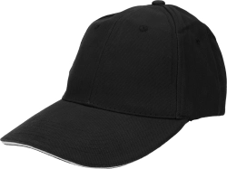 6-panelová bavlnená baseballová šiltovka, 260 g/m²