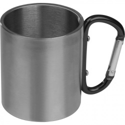 Kovový hrnček s karabínou 200 ml