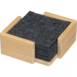 Plstené podložky pod poháre 10 ks