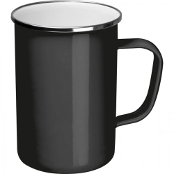 Smaltovaný kovový hrnček 550 ml