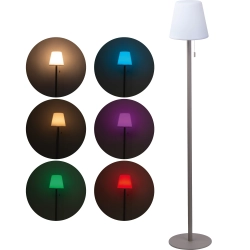 Vysoká lampa meniaca farbu