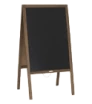 Drevené reklamné áčko s kriedovou tabuľou, bez potlače