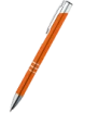 Kovové guličkové pero s chrómovanými prvkami