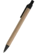 Guličkové pero z recyklovaného papiera s farebným klipom