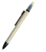 Ekologické guličkové pero so zvýrazňovačom