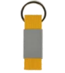 Kovová kľúčenka s textilným prúžkom