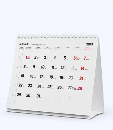Stolový kalendár so špirálou (mesačný)