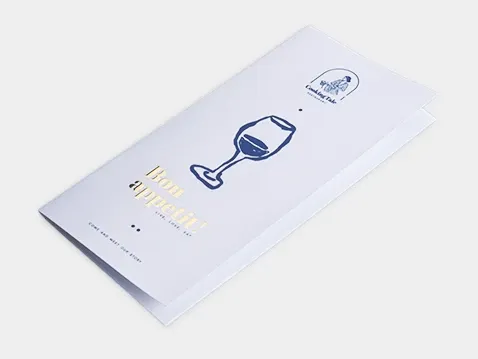 Skládaný leták Premium