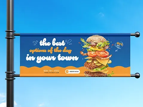 Jednostranný banner s tunelmi