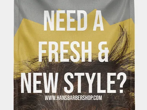 Jednostranný reflexný banner