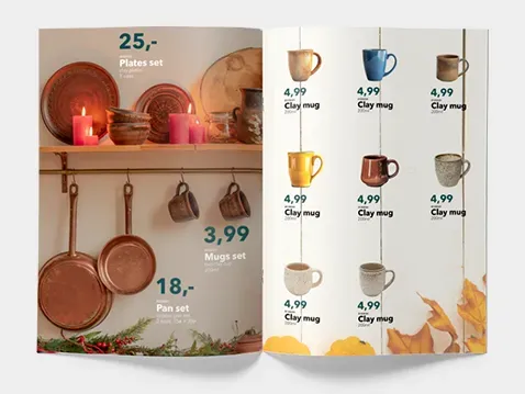 Akčné letáky - zošívané