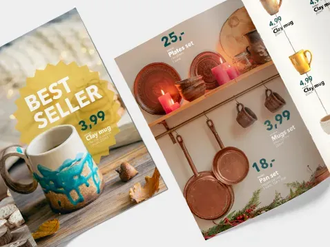 Akčné letáky - zošívané