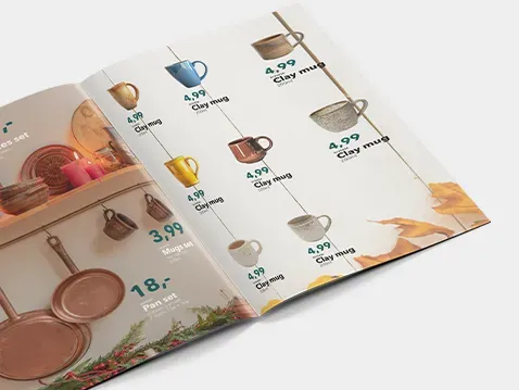 Akčné letáky - skladané