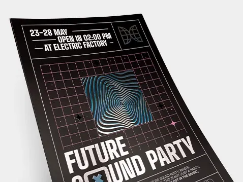 Jednostranný plagát Premium