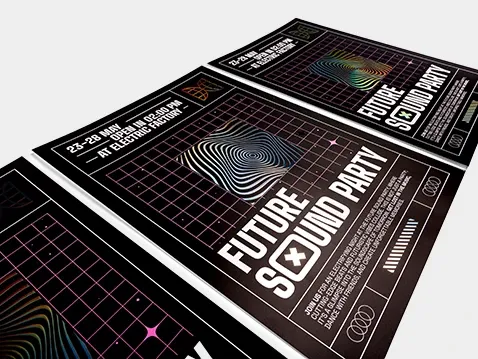 Jednostranný plagát Premium