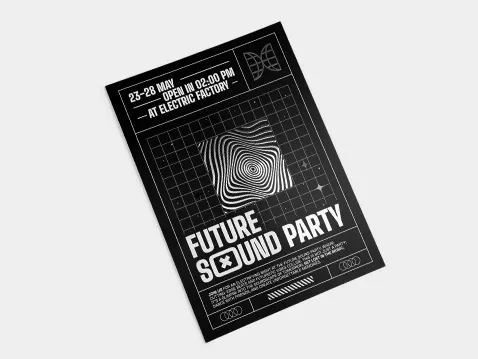 Jednostranný plagát Premium