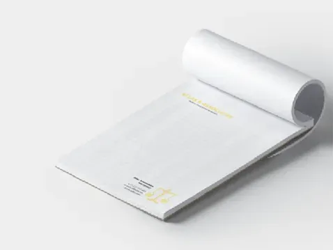 Lepený blok bez obalu