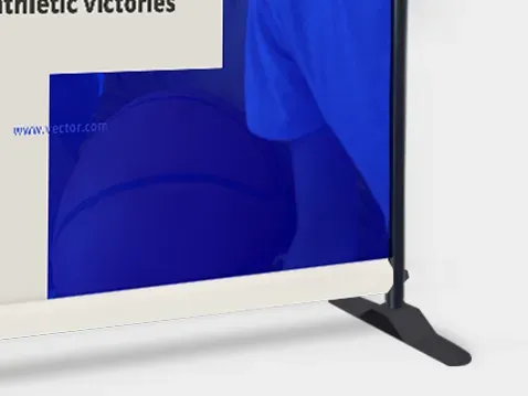 Teleskopický stojan na banner