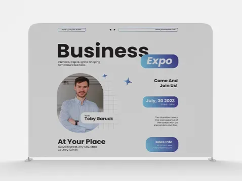 Prezentačné steny - rovné