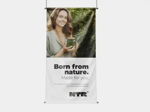 Textilný polyesterový banner