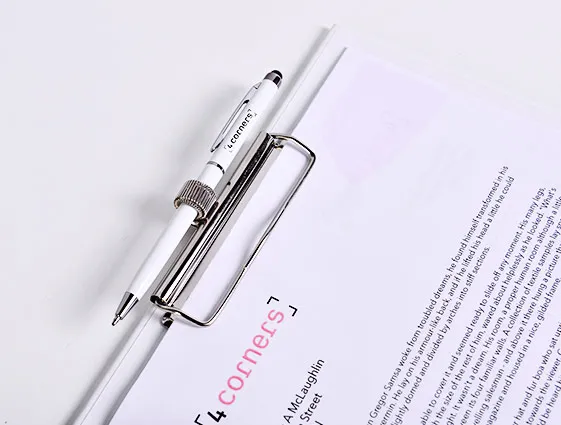 Plastové guličkové pero so stylusom online tlač 1