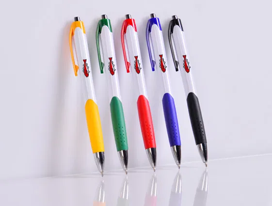 Plastové guličkové pero s farebnými prvkami online tlač 2