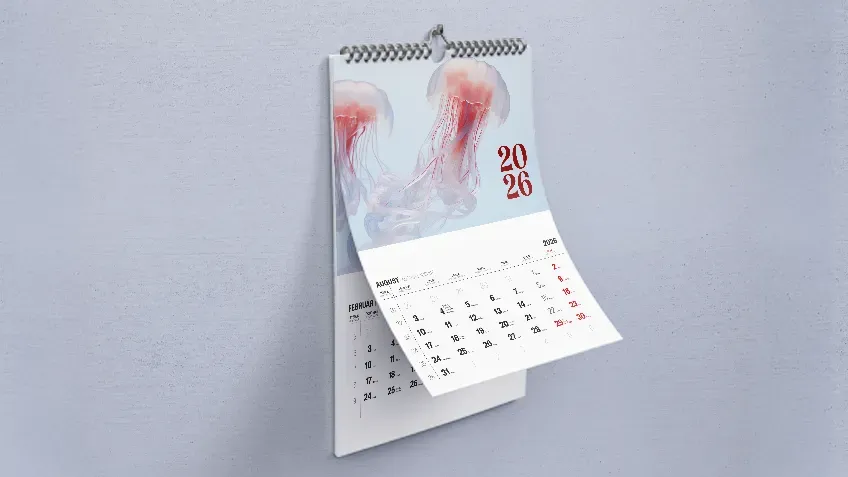 Nástenný kalendár so špirálou – efektívna reklama po celý rok