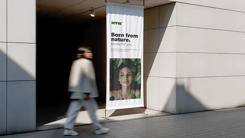 Textilný polyesterový banner