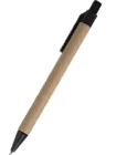 Guličkové pero z recyklovaného papiera s farebným klipom online tlač