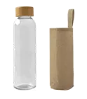 Sklenená fľaša s jutovým obalom 500 ml online tlač
