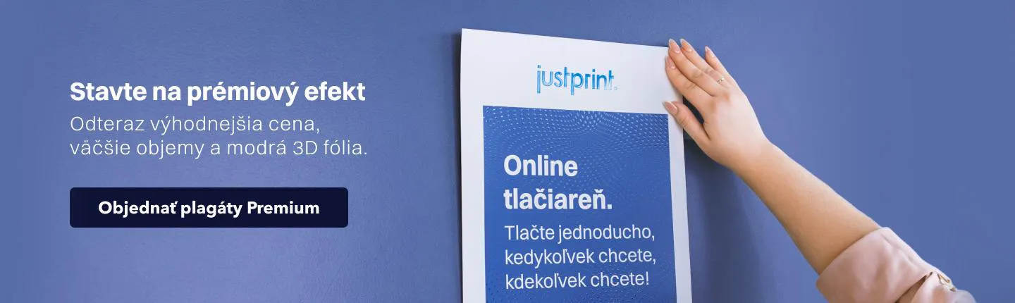 Jednostranný plagát Premium
